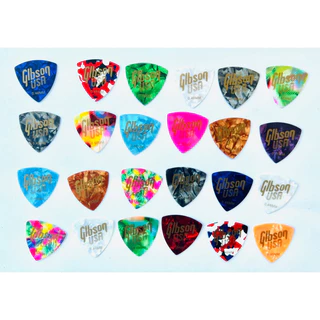 🎸หมดแล้วหมดเลย🔥ราคาส่ง100ชิ้น🔥✅💯🇹🇭ยกถุง100ชิ้นGibson/Fender/Alice pick กีตาร์ไฟฟ้ากีตาร์โปร่ง PICK