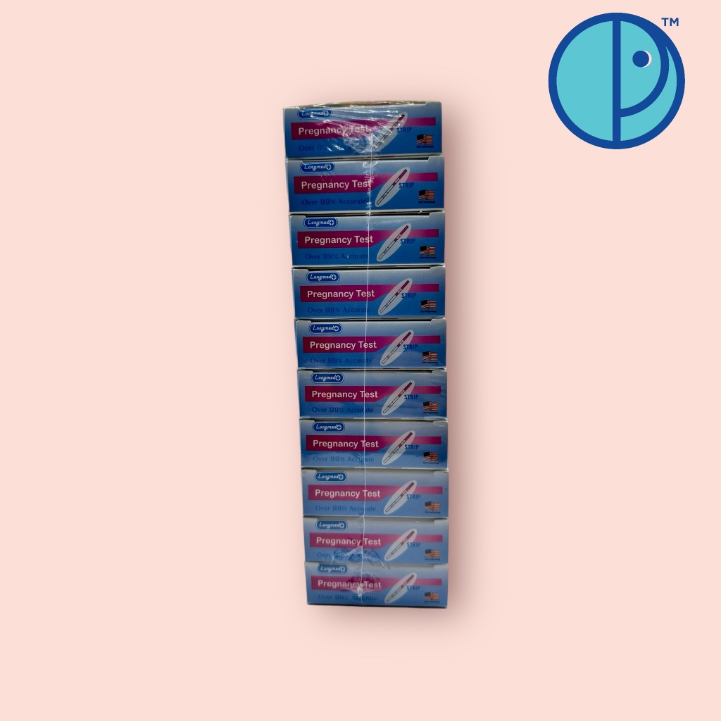 ยกแพค Longmed Pregnancy Test ชุดทดสอบการตั้งครรภ์ลองเมด แบบจุ่ม และ แบบหยด (แพค 10 กล่อง) ราคา ถูกที่สุด ดีลบีเคเค แกลเลอรีภาพที่ 6