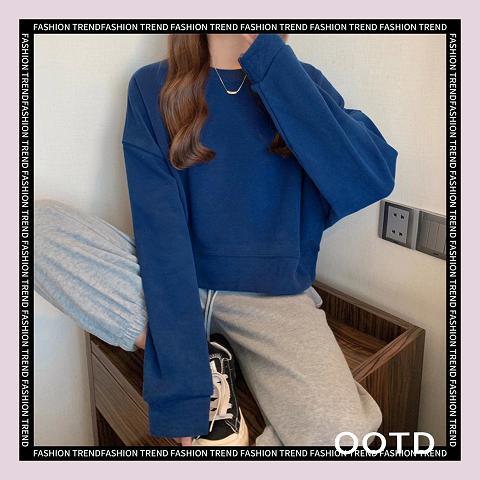 SUNDAY2020 แกะกล่อง เสื้อครอปแขนยาวผู้หญิง ต้อนรับฤดูหนาวแบบแบ๊วๆ ตัวผ้าใส่สบายมากๆแล้วมีให้เลือกถึง4สี แน่นๆต้องมีแล้ว