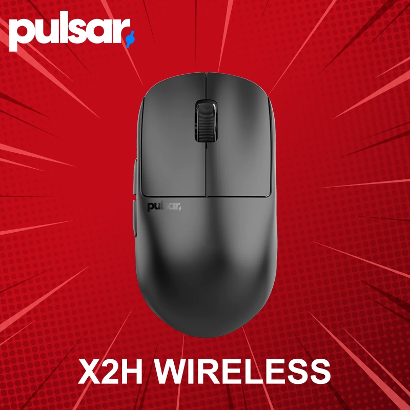 เมาส์เกมมิ่งไร้สาย Pulsar รุ่น X2H Wireless ประกันศูนย์ 2 ปี