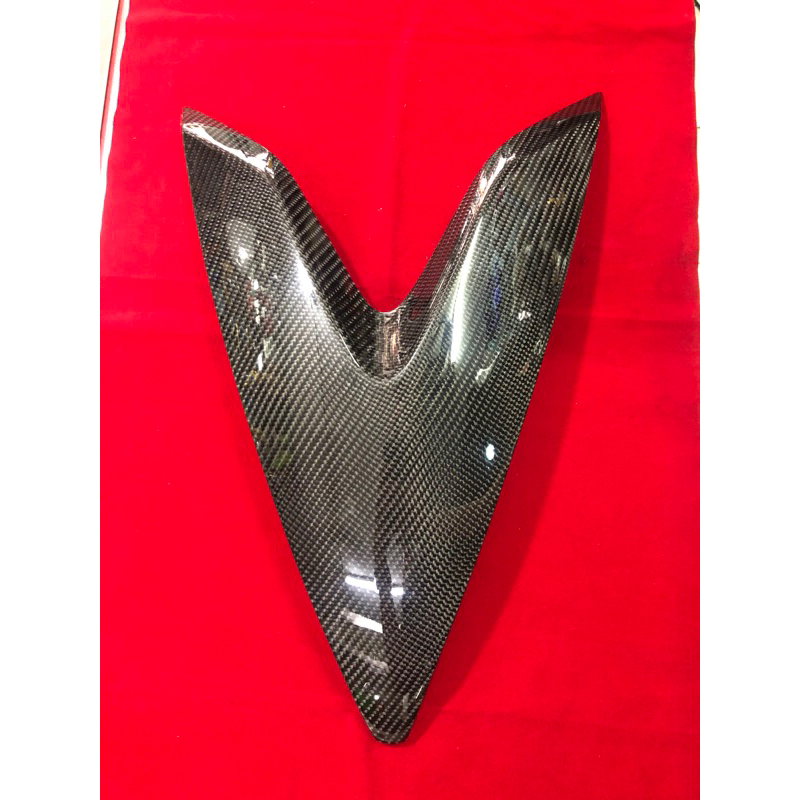 บังโคนหน้าชิ้นคาร์บอน JRCARBON ตัว V YAMAHA AEROX V1