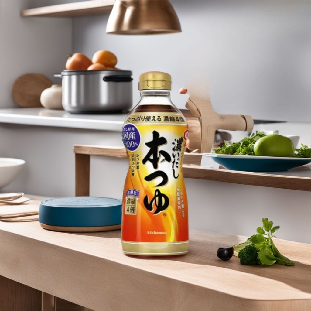 Kikkoman Hon Tsuyu: น้ำซุปดาชิเข้มข้น สูตรดั้งเดิมจากญี่ปุ่น 500ml