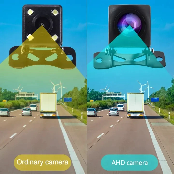กล้องมองหลังรถยนต์ AHD 720P 25FPS STARLIGHT NIGHT VISION กล้องถอยหลังสํารองกันน้ํา HD FISH EYE เลนส์กล้องยานพาหนะ thumbnail 3