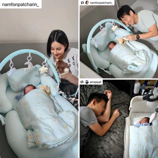DreamWhale ผ้าห่มนวมใยไผ่ 2in1 หายใจผ่านได้ นุ่มมาก ระบายอากาศดีเยี่ยม รุ่นไม่หล่นพื้น แรกเกิดถึง 4 ขวบ