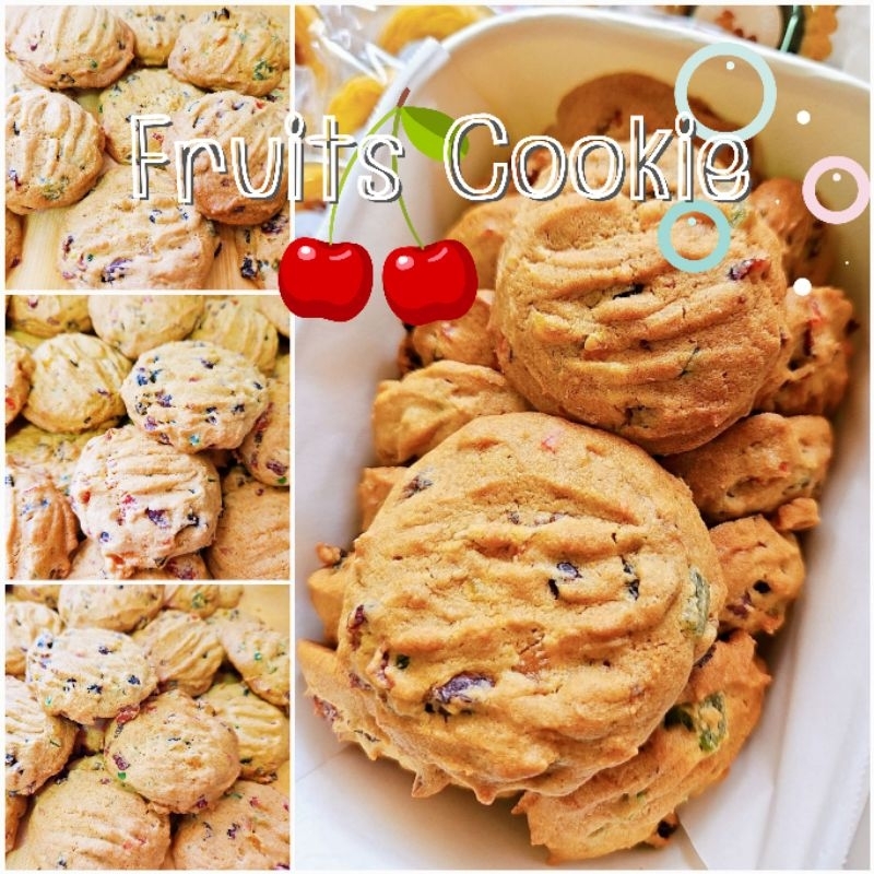 Soft Fruits Cookie คุกกี้ผลไม้รวม 5 ชนิด หวานน้อย