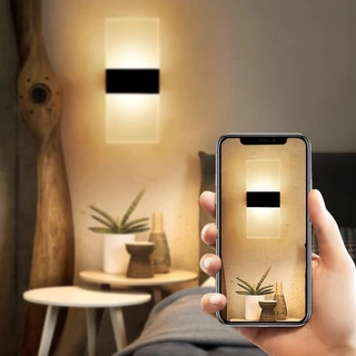 Specialthing โคมไฟ led ไร้สาย แบบสัมผัส ปรับระดับได้ 3ระดับ โคมไฟ โคมไฟกิ่งติดผนังภายใน สไตล์ยูโร โคมไฟติดผนัง wall lamp