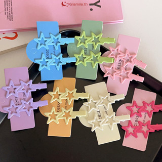 COD-ในไทย💖1 บาทรูปดาวกิ๊บติดผม สีแคนดี้ รูปปากเป็ดวัสดุโลหะ …