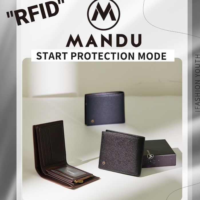 กระเป๋าสตางค์ผู้ชายใบสั้น MANDU 5303-003 รูปที่ 5