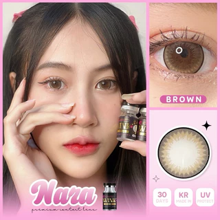 คอนแทคเลนส์ wink Nara ตาหวาน ขนาดตาโต กรองแสง