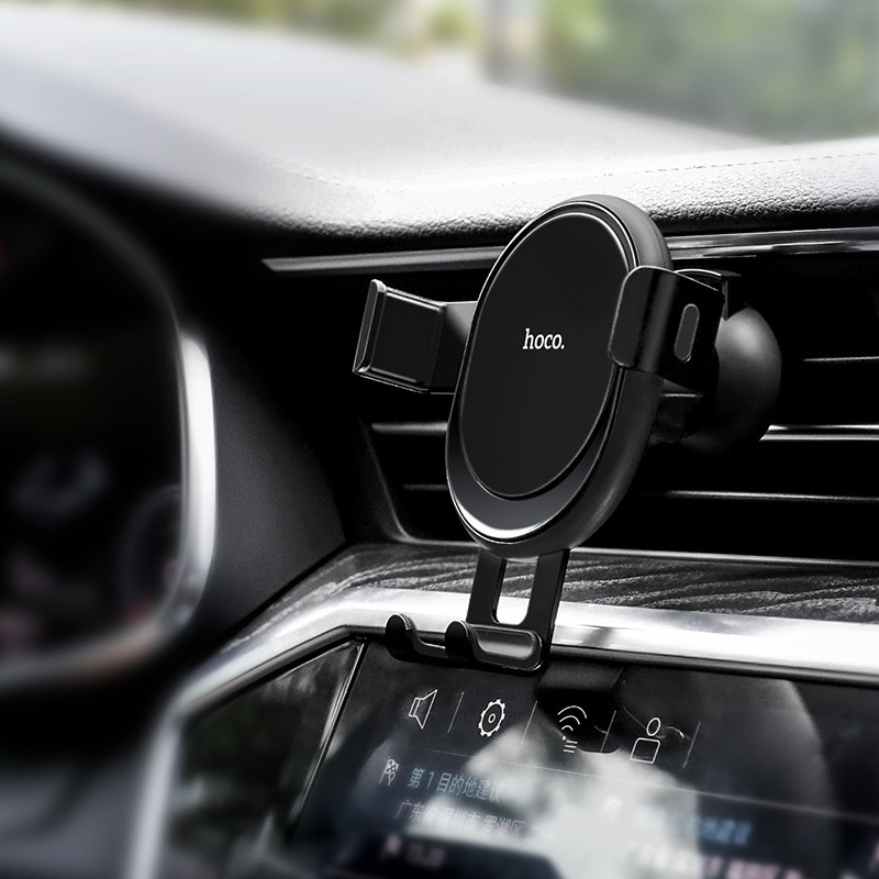 Hoco (CA56Plus) ที่ตั้งมือถือหนีบหน้าช่องแอร์รถยนต์  Metal armour air outlet gravity car holder