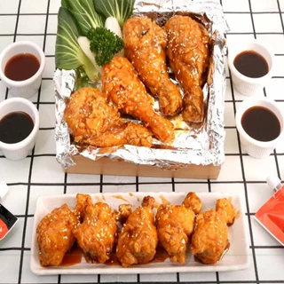 ชีสโตะจัง [ยกลัง 10 ถุง] ซอสเคลือบไก่ กระเทียม 1000 กรัม เพียวฟู้ดส์ ไม่เผ็ด เด็กทานได้ มีฮาลาล