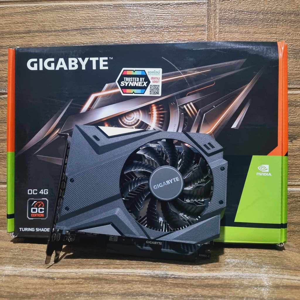 VGA (การ์ดแสดงผล) GIGABYTE GEFORCE GTX 1650 D6 OC 4GB GDDR6 มือ2 เทียบมือ1 (ครบกล่อง) ประกัน SYNNEX 
