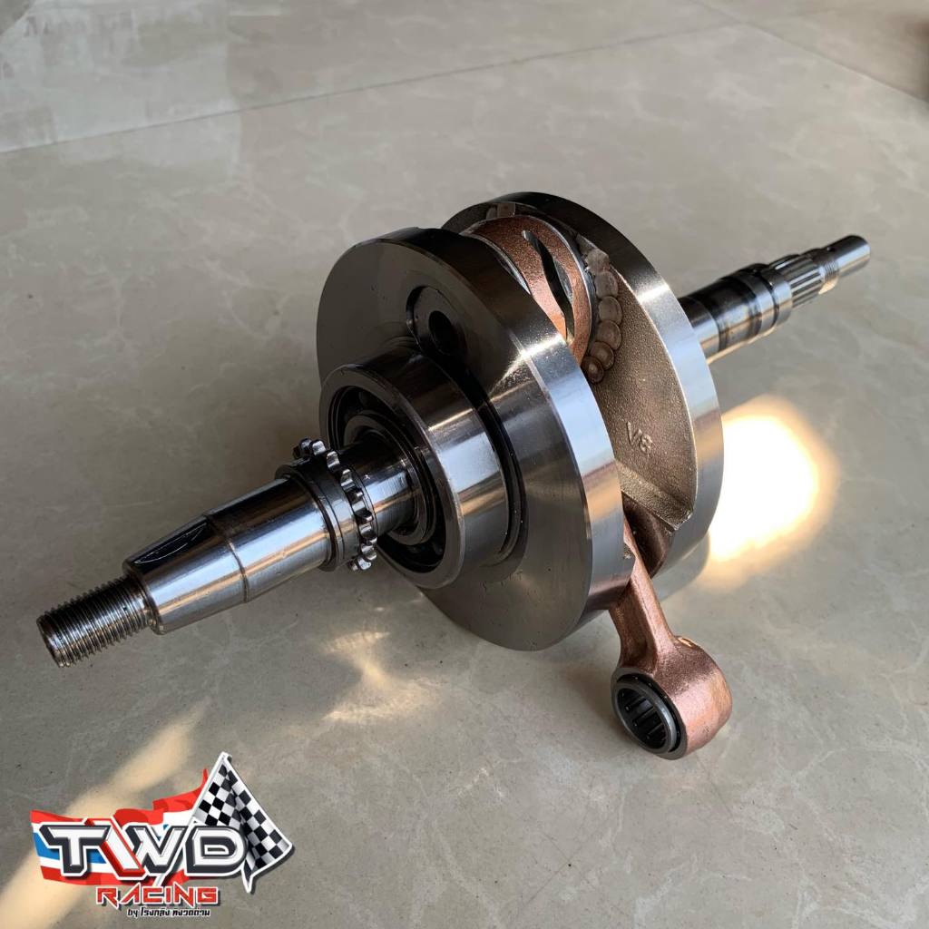 ข้อเหวี่ยงw125 TWD Racing ⚙️รวมลูกปืนข้างข้อ