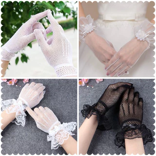 ถุงมือเจ้าสาว งานราตรี งานเลี้ยง พร้อมส่งจากกรุงเทพ