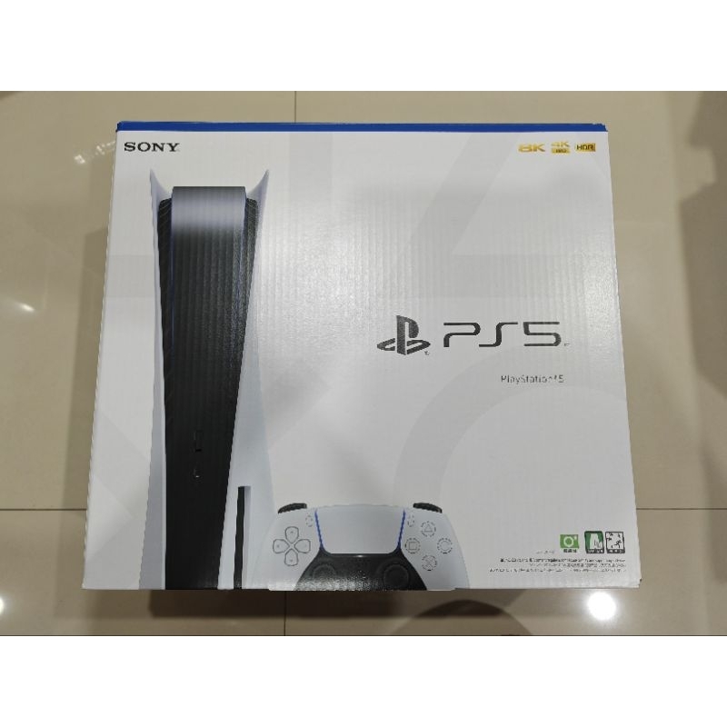 Sony Play Station 5 Console แบบมีช่องอ่านแผ่น Ultra HD Blu-ray [CFI-1218A01] : PS5 มือ 1