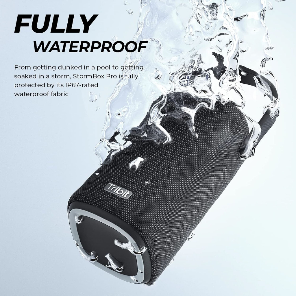 Tribit StormBox Pro Portable Speaker Black ลำโพงบลูทูธ