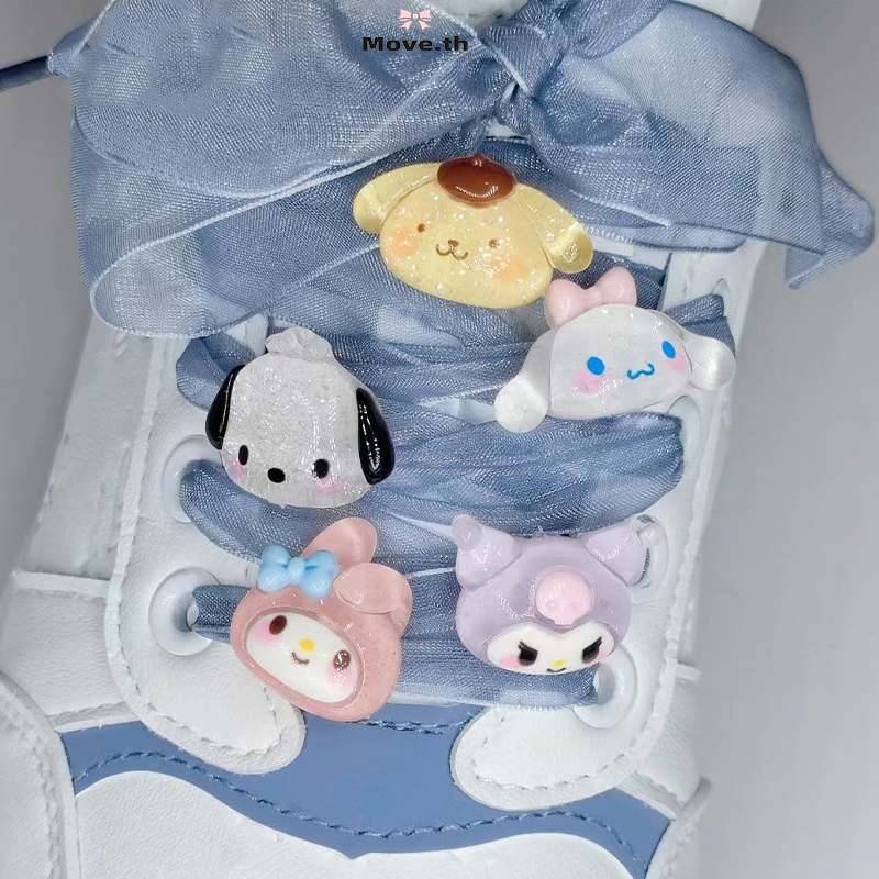 เก็บเงินปลายทาง 1 บาทขายยกแพ็คอุปกรณ์เสริสำหรับรองเท้า Sanrio มินิน่ารัก ส์ใสลายการ์ตูน สไตล์ญี่ปุ่น และเกาหลีผู้ชายและผ
