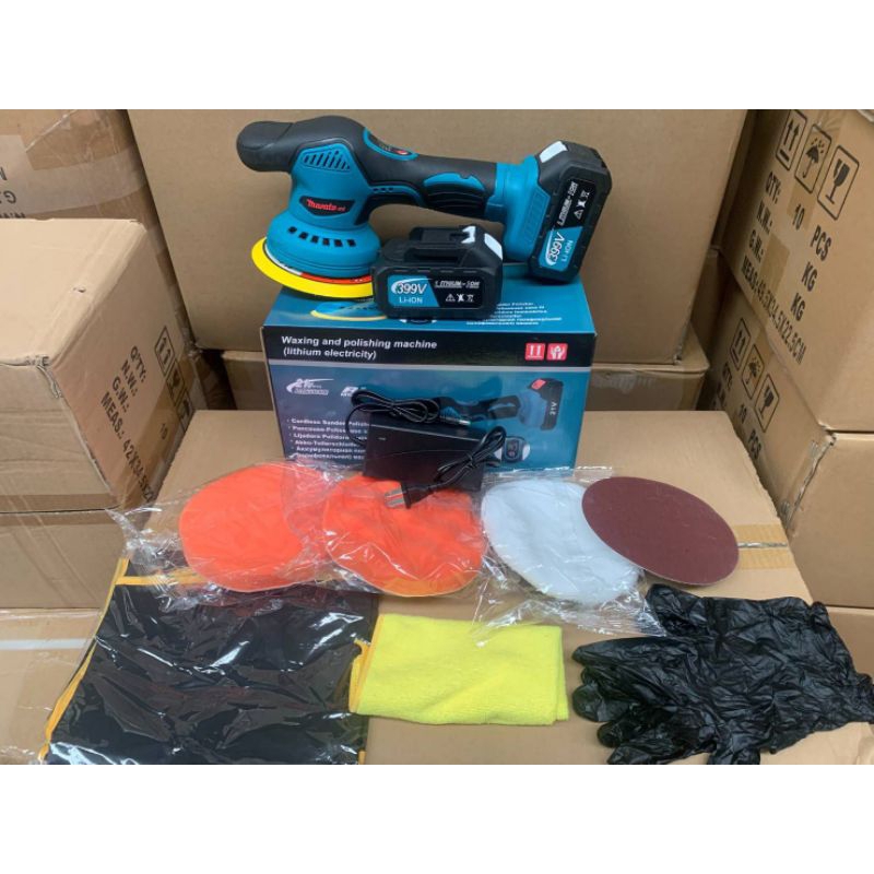 ส่งด่วนได้🔥เครื่องขัดสีรถยนต์ไร้สาย Makita 399V เครื่องขัดไร้สาย ขัดสีไร้สาย มอเตอร์ไร้แปรงถ่าน - รูปที่ 2