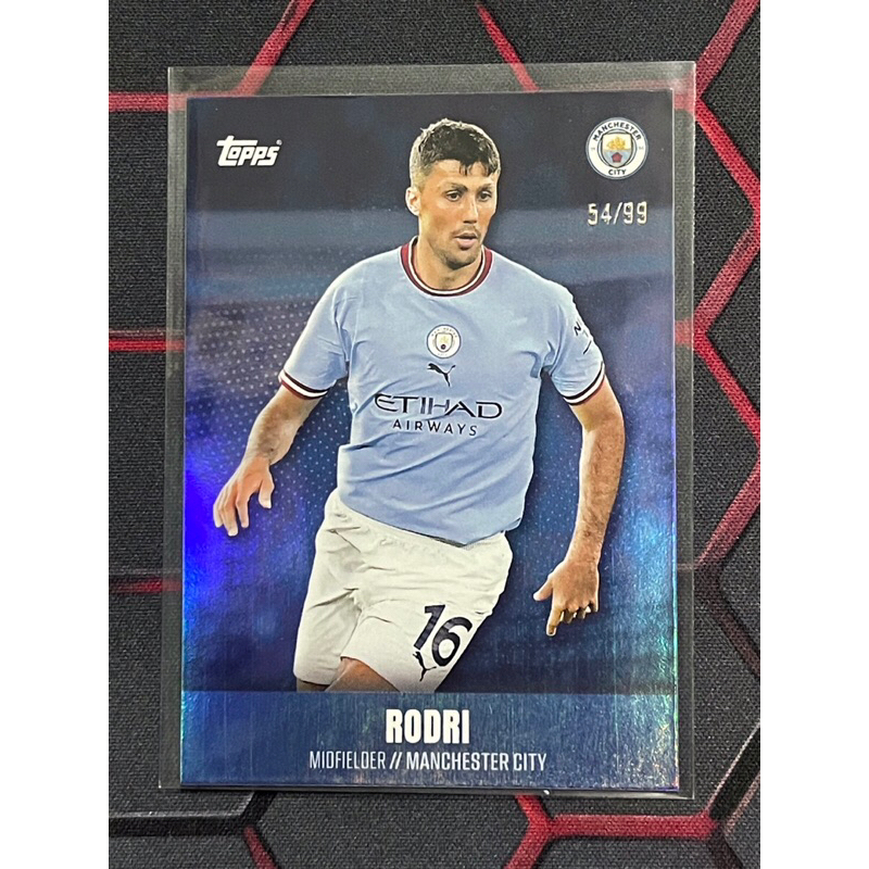 Rodri /99 Manchester City 2022-23 Topps Team Set