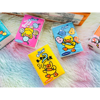 แจ๊กซ์ กระดาษทิชชู่แห้งแบบพกพา ยกแพ็ค 10 ห่อ รุ่น กระดาษหนา 3 ชั้น B.duck ทิชชู่พกพา ทิชชู่แห้งพกพา ทิชชู่พกพาติดกระเป๋า