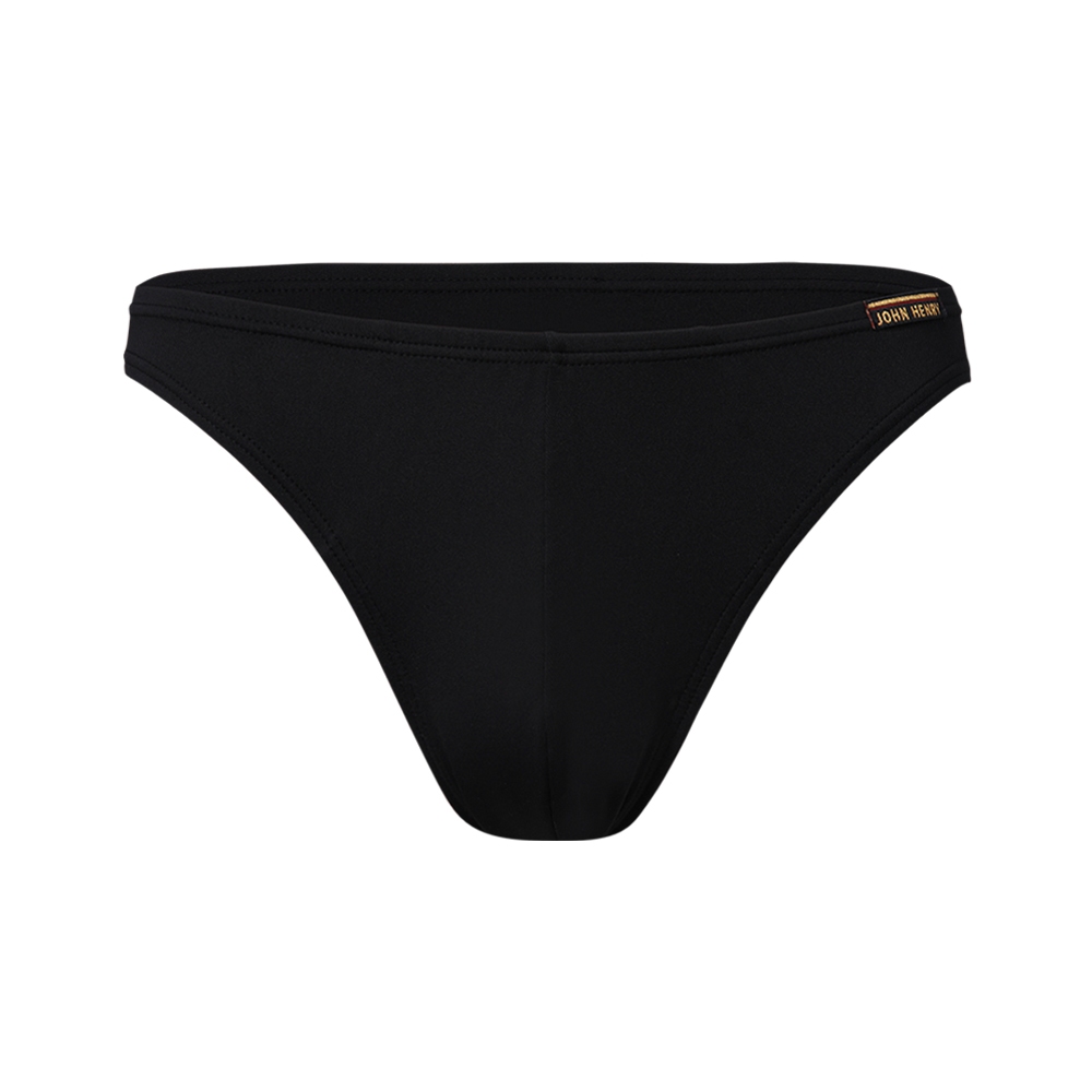 JOHN HENRY UNDERWEAR Silver &amp; Gold Series กางเกงชั้นในผู้ชาย ทรงบิกินี่ รุ่น JU JU1G002 สีดำ