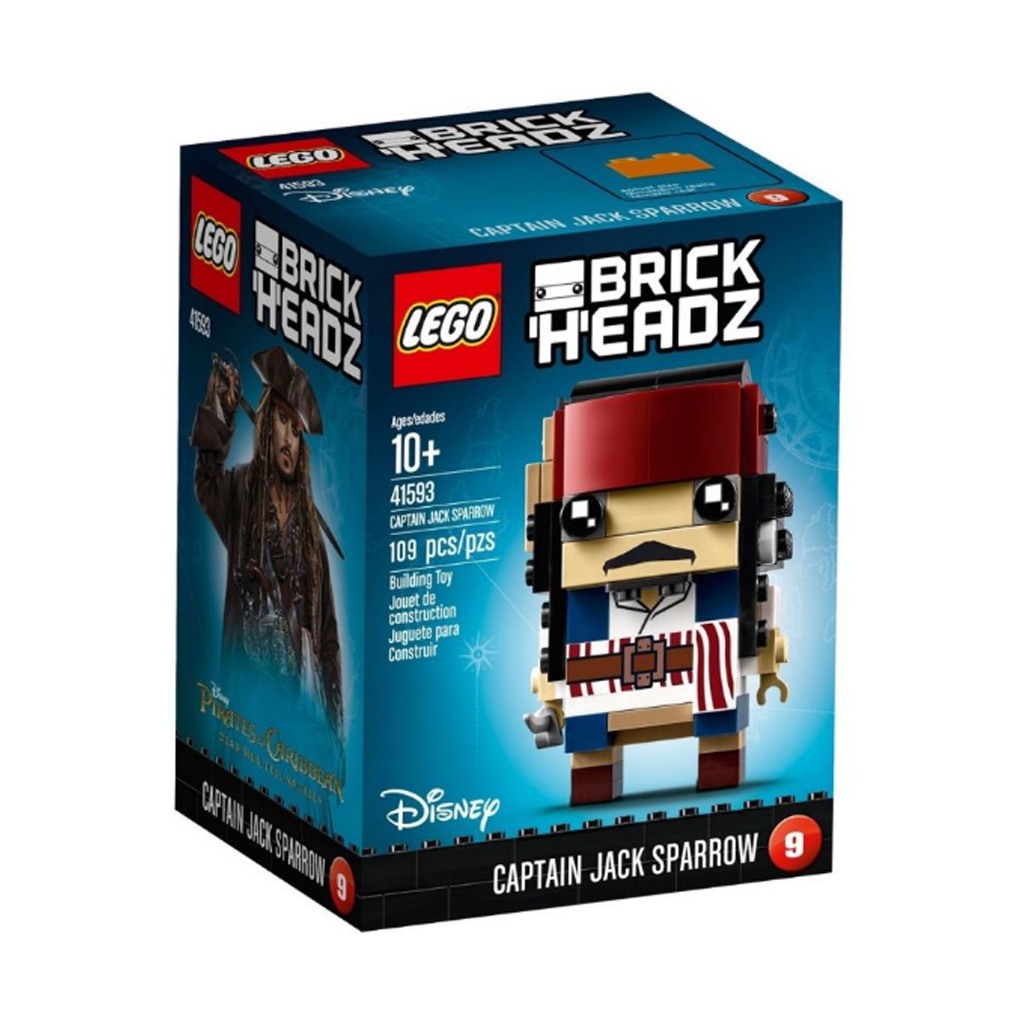 LEGO Brickheadz  Disney 41593 Captain Jack Sparrow