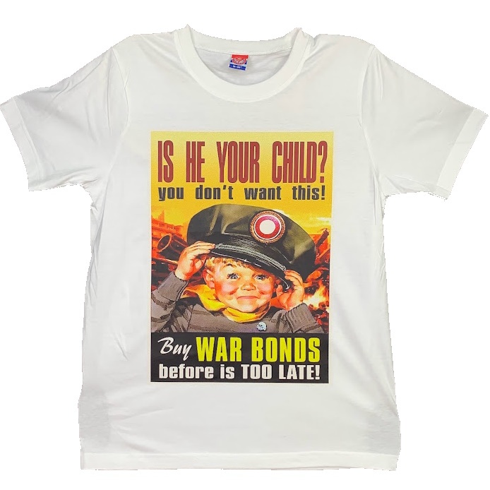 เสื้อยืด　WW2　 โฆษณาชวนเชื่อ IS　สวัสดี　ของคุณ　GHILD　COOL JAPAN　NARUITII