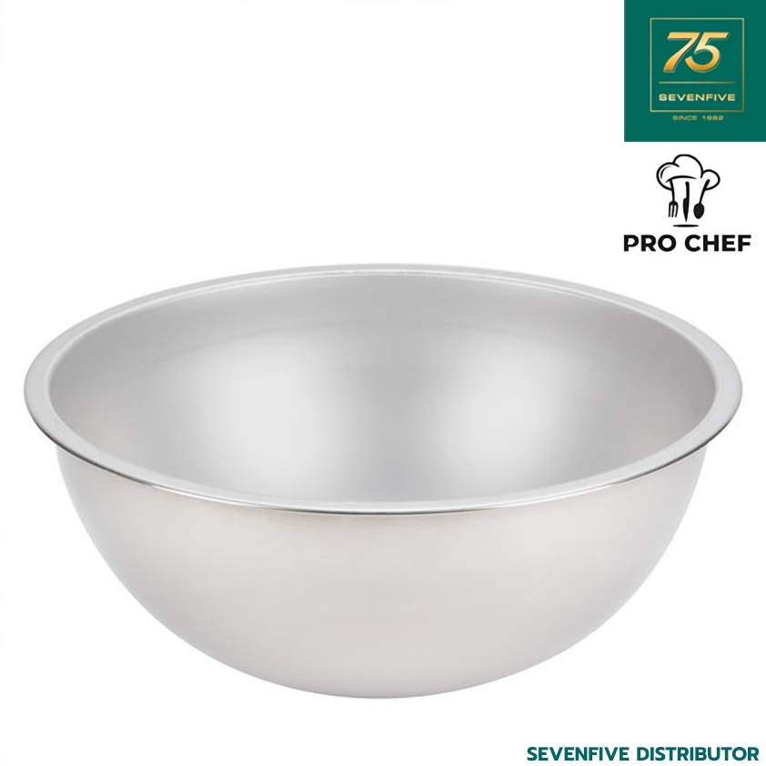 PRO CHEF ชามผสมอาหารสแตนเลส ชามสแตนเลส ชามเตรีนมอาหาร PRC1-KK-MBR
