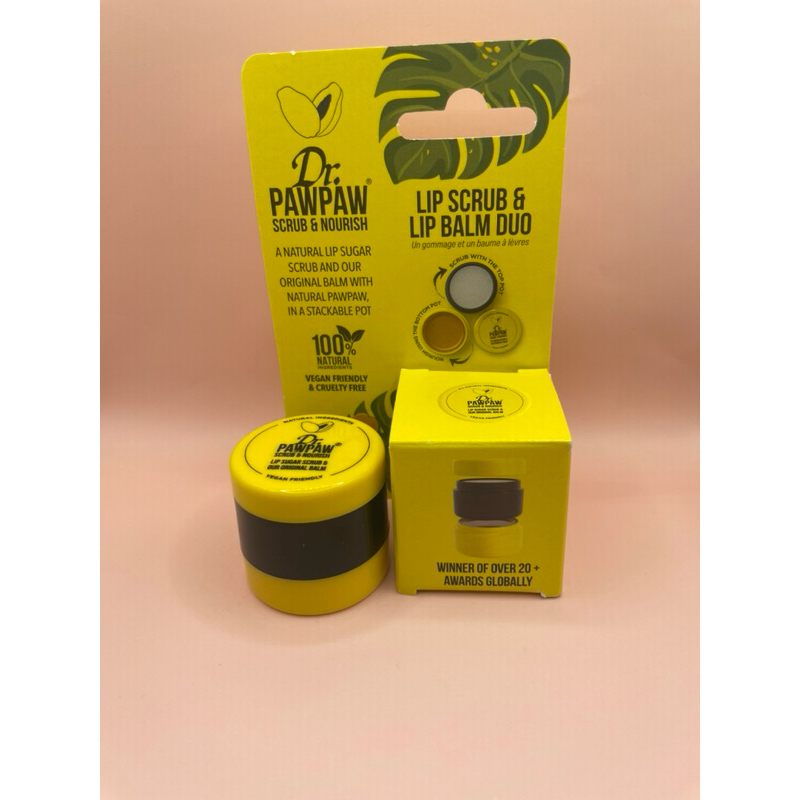 💙แท้💯%จากอังกฤษ🇬🇧Dr Paw Paw Lip Scrub & Lip Balm Duo⭐️