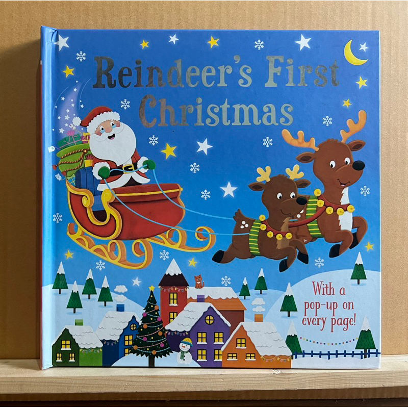 Reindeer's First Christmas pop-up book หนังสือเด็ก นิทาน ภาษาอังกฤษ ป๊อบอัพ มือสอง