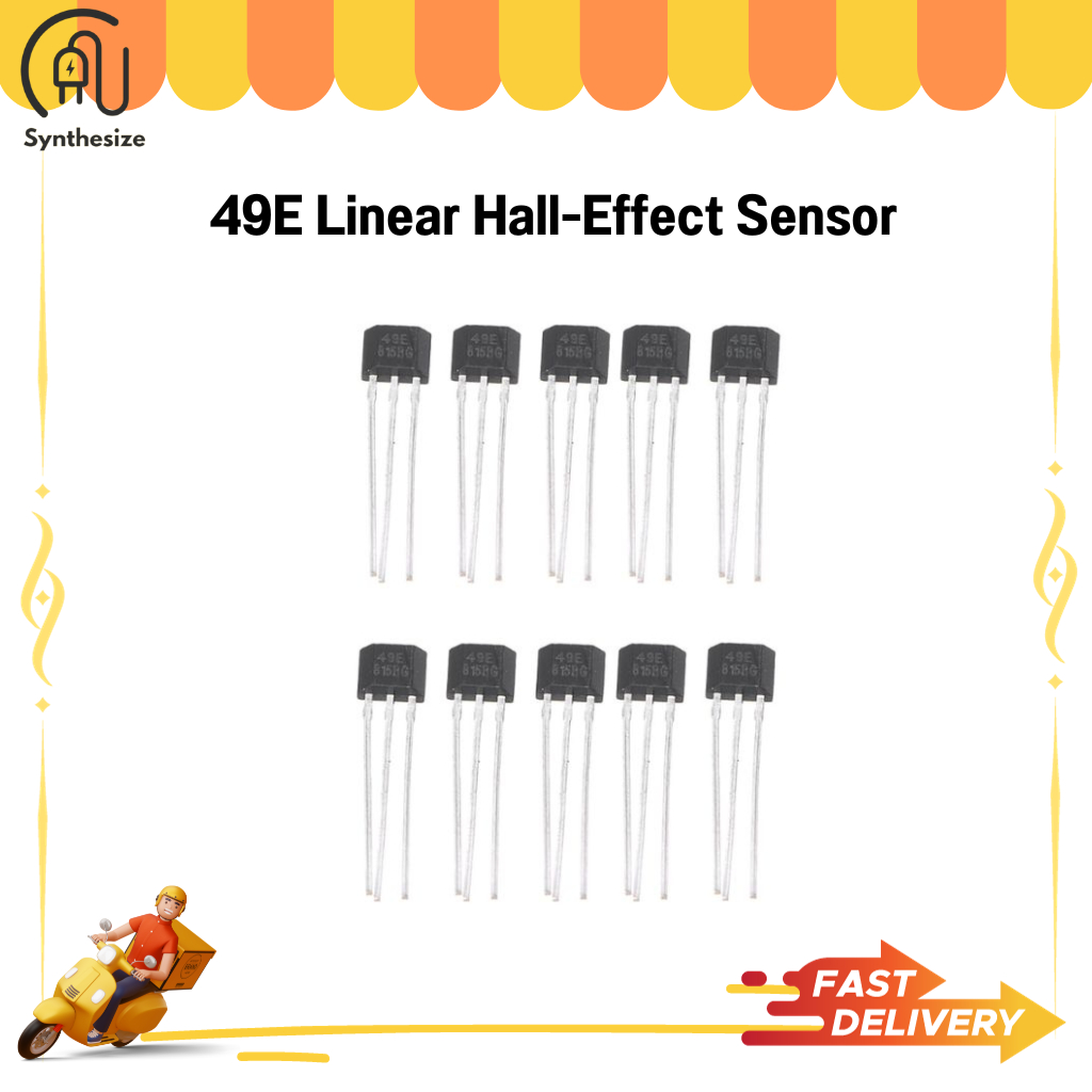 (10ตัว) SS49E 49E Linear Hall-Effect Sensor อะไหล่ซ่อมคันเร่งไฟฟ้า