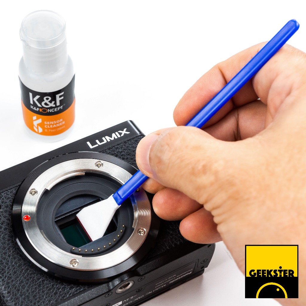 ชุดทำความสะอาดเซ็นเซอร์กล้อง K&F APS-C Sensor Cleaning Swab Kit 10ชิ้น ( ไม้ปาด ทำความสะอาด เซ็นเซอร์ )