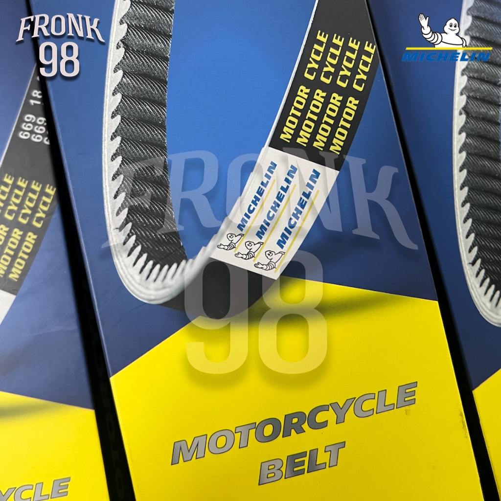 #มาใหม่!! สายพานแท้ Michelin – Motorcycle Belt สายพานขับเคลื่อน “SUZUKI” :  Step125 ,HATATE ,JERATO (27601-46G10-000) ราคา ถูกที่สุด ดีลบีเคเค แกลเลอรีภาพที่ 2