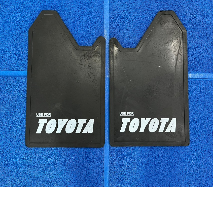 ยางบังโคลน กันโคลน ติดรถตัวเรียบ สกรีน USE FOR TOYOTA    02-0402