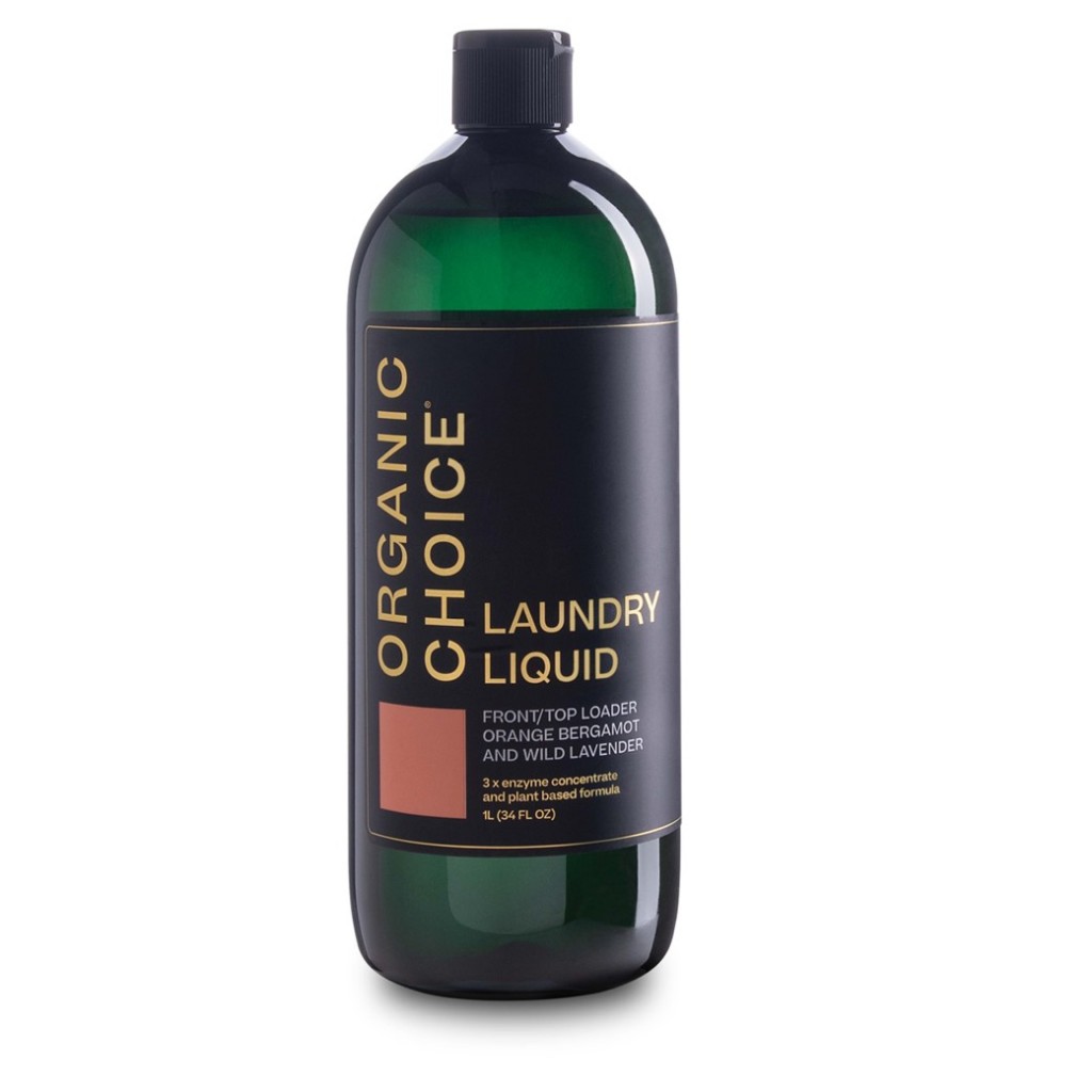 ผลิตภัณฑ์ซักผ้า น้ำยาซักผ้า Organic Choice Laundry Liquid LUXE ส่วนผสมจากธรรมชาติ กลิ่นหอมพิเศษ Orange Bergamot