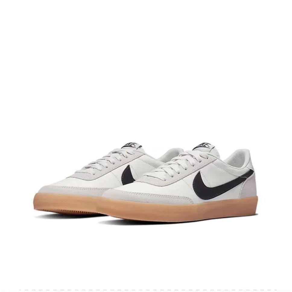 Nike Killshot 2 Lightweight Low Top รองเท้าผ้าใบสีดำและสีขาวของแท้ 100%