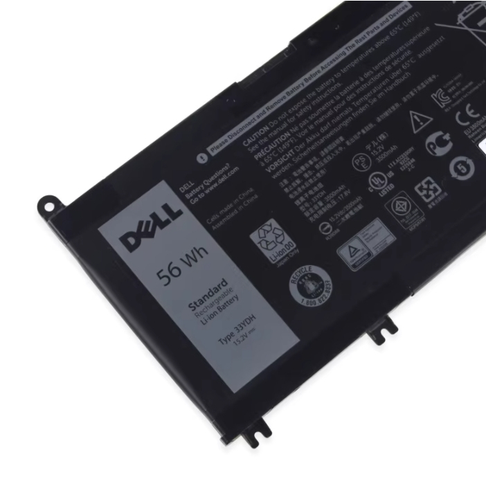 original 15.2V 56Wh 33YDH 99NF2 Laptop Battery For Dell Inspiron 13 3380 14 3490 15 7577 7588 17 7000 7773 Inspiron G3 1