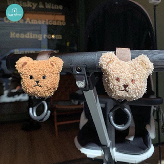 ตะขอแขวนรถเข็น 🧸 ตะขอแขวนของ ลายหมี ที่แขวน รถเข็น