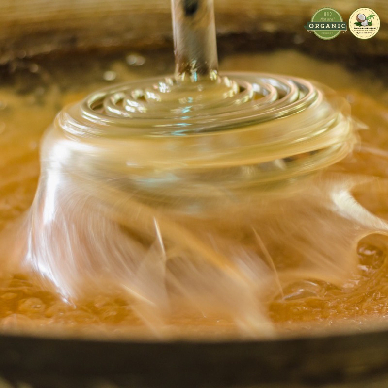 ไซรัปน้ำดอกมะพร้าวแท้ ขวดบีบขนาด 300 ml. ผลิตจากน้ำหวานดอกมะพร้าว - รูปที่ 4