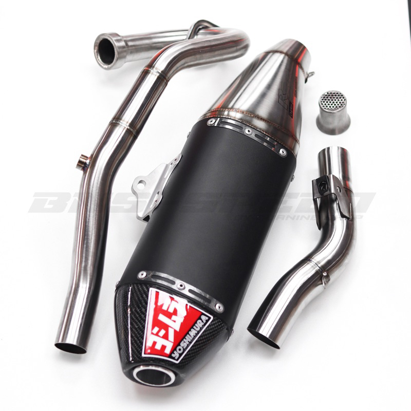 ท่อแต่ง CRF250L/Rally (ทรง Yoshi) หัวคาร์บอน งานดีใยแก้วทนไม่เหมือนเจ้าอื่น