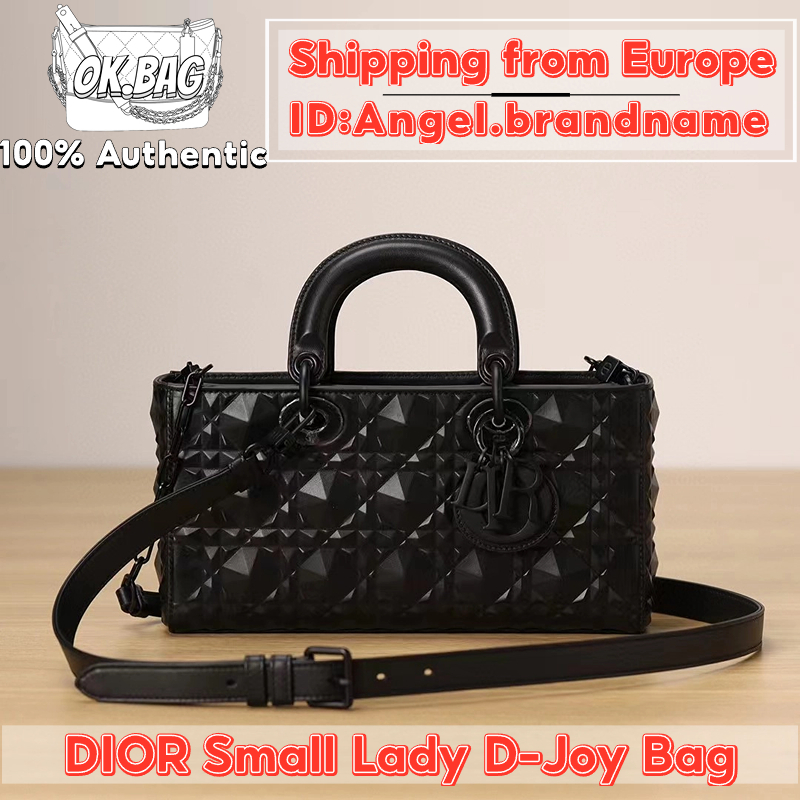 👜ดิออร์ DIOR Small/Medium Lady D-Joy Bag สุภาพสตรี กระเป๋าสะพายไหล่