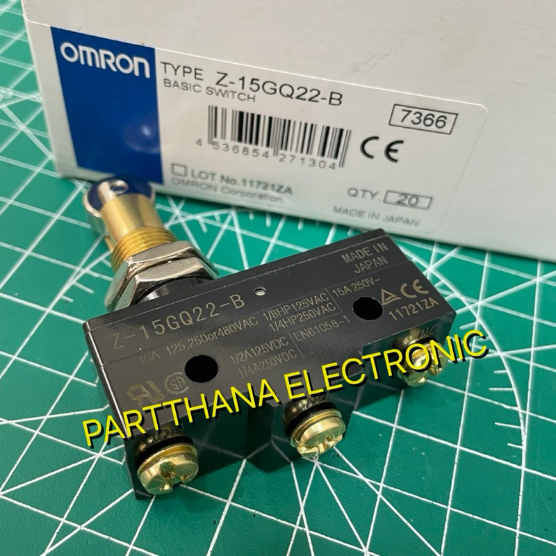 Z-15GQ22-B MADE IN JAPAN🇯🇵 OMRON Basic limit switch พร้อมส่งในไทย🚛💨