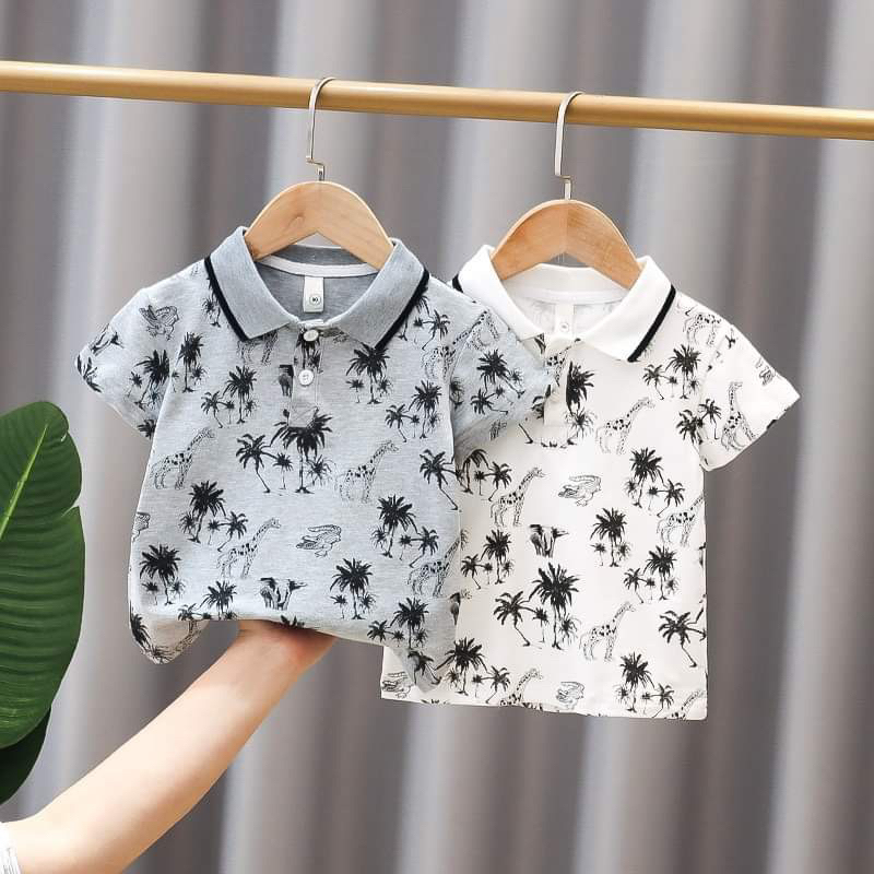 เสื้อโปโลเด็ก ดีไซน์สวย ผ้าคัตตอนอย่างดี Polo10