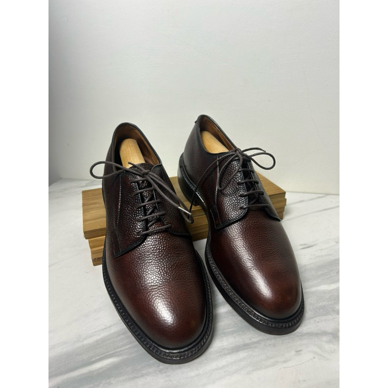 dark brown pebble grain allen edmonds