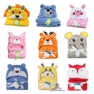 C009 ผ้าห่อตัวเด็กลายการ์ตูนน่ารักๆ ผ้าห่อตัวเนื้อนาโน พร้อมส่ง