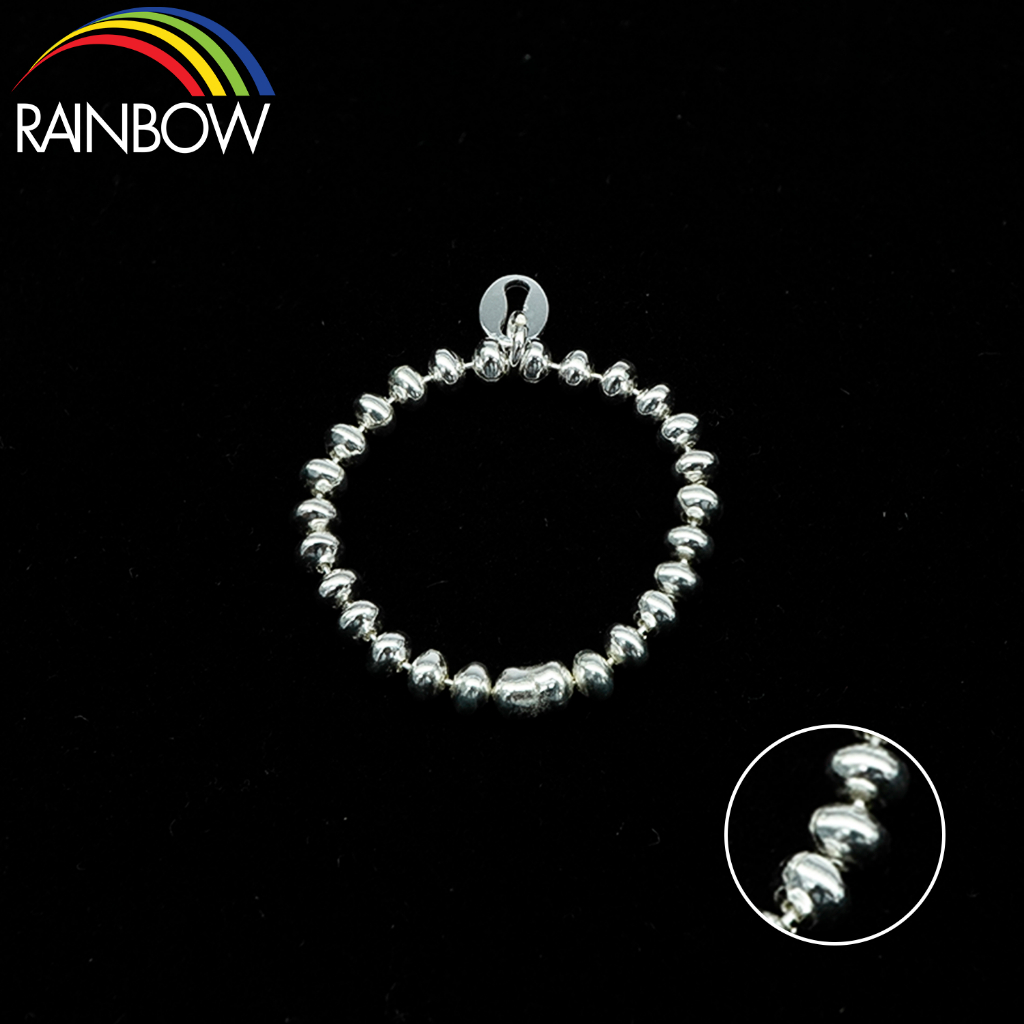 [RainbowSilver]🌈แหวนมินิมอล เงินแท้ แหวนโซ่ ลายโซ่ปะคำ ลายกล่องสไตล์เกาหลี ใส่นิ้วก้อย🌈พร้อมส่ง งานทำมือ คนไทยทำเอง