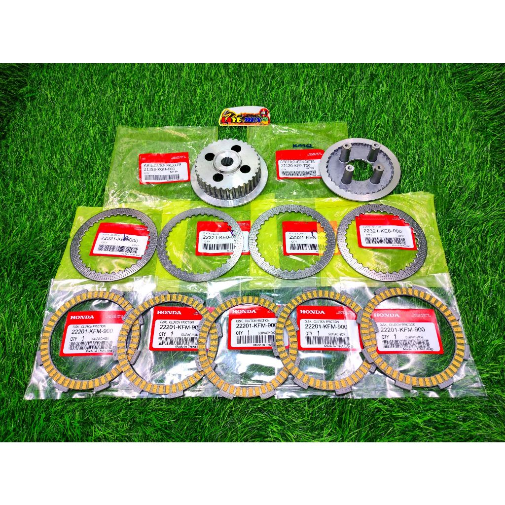 จานครัช ชามคลัทช์ ผ้าคลัทช์ แผ่นเหล็ก Honda cbr150r cbr150i ซีบีอาร์ ตั้งแต่ปีปี2004-2017 ทุกรุ่น รห