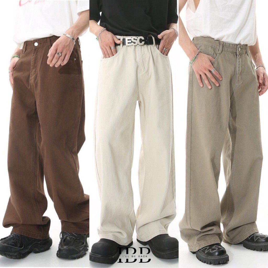 IBB BECKETT BAGGY JEANS กางเกงยีนส์ทรงกระบอกใหญ่ฟอกนุ่ม
