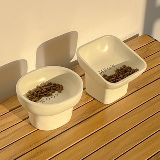 *ส่ง 16/04 (ราคาต่อชิ้น) ชามอาหารสัตว์เลี้ยง เซรามิค PET-03,…