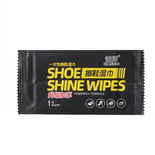12แผ่น แผ่นเช็ดทำความสะอาดรองเท้า Shoe wipes